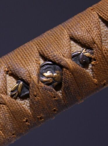 Japan antique Edo Tiger koshirae waki katana sword tsuba yoroi samurai 武将 6378 - Bild 7 von 17