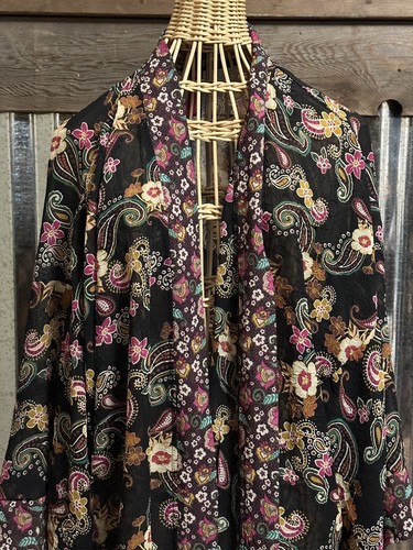 Pure Energy Women’s Floral Lightweight Cardigan Open Kimono Cottagecore Romance - Picture 4 of 15