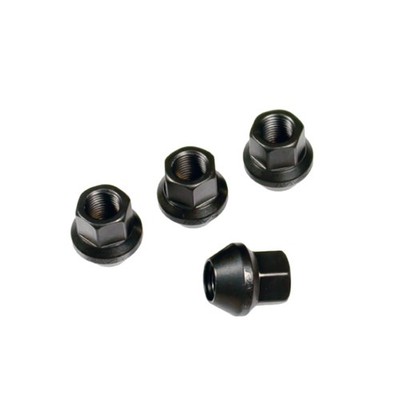 RAYS 17HEX Racing Nuts, M12 x 1.5, Black, 25mm (Short Type), Pack of 16, 
