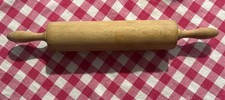 Vintage Wooden Rolling Pin 18 Inches Solid Wood