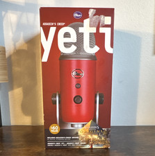 Blue Yeti USB Mic Red/Silver Mute, Gain, Headphone Jack  No Code 