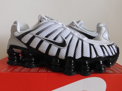Nike Shox TL Tlx Full Shox Met Silver-White Womens Sz 8.5 [HQ4049