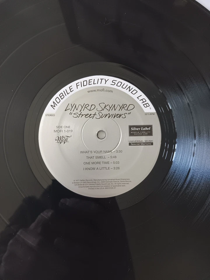 Lynyrd Skynyrd Street Survivors Original Master Recording Vinyl Record MFSL ROCK - Image 2 of 4