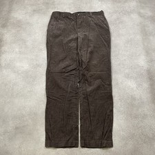 Jos. A. Bank Corduroy Pants Mens 36" Vintage Tailored Fit Trousers, Brown