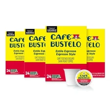 Cafe Bustelo Espresso Style Coffee Keurig K-Cup Pods, Dark Roast 48 Count