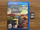 FARMING SIMULATOR 18  PS VITA RARE Case and cart only