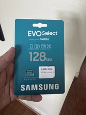 Samsung EVO Select (2021) 128GB microSDXC UHS-I Memory Card (with SD Adapter)