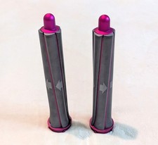 2 Dyson Airwrap Long Barrel Curling Attachment Wand Pair 30mm 1.18 in Magenta
