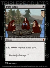 Dark Ritual - Shoebody bop - Anime Waifu High Quality Altered Art Custom card