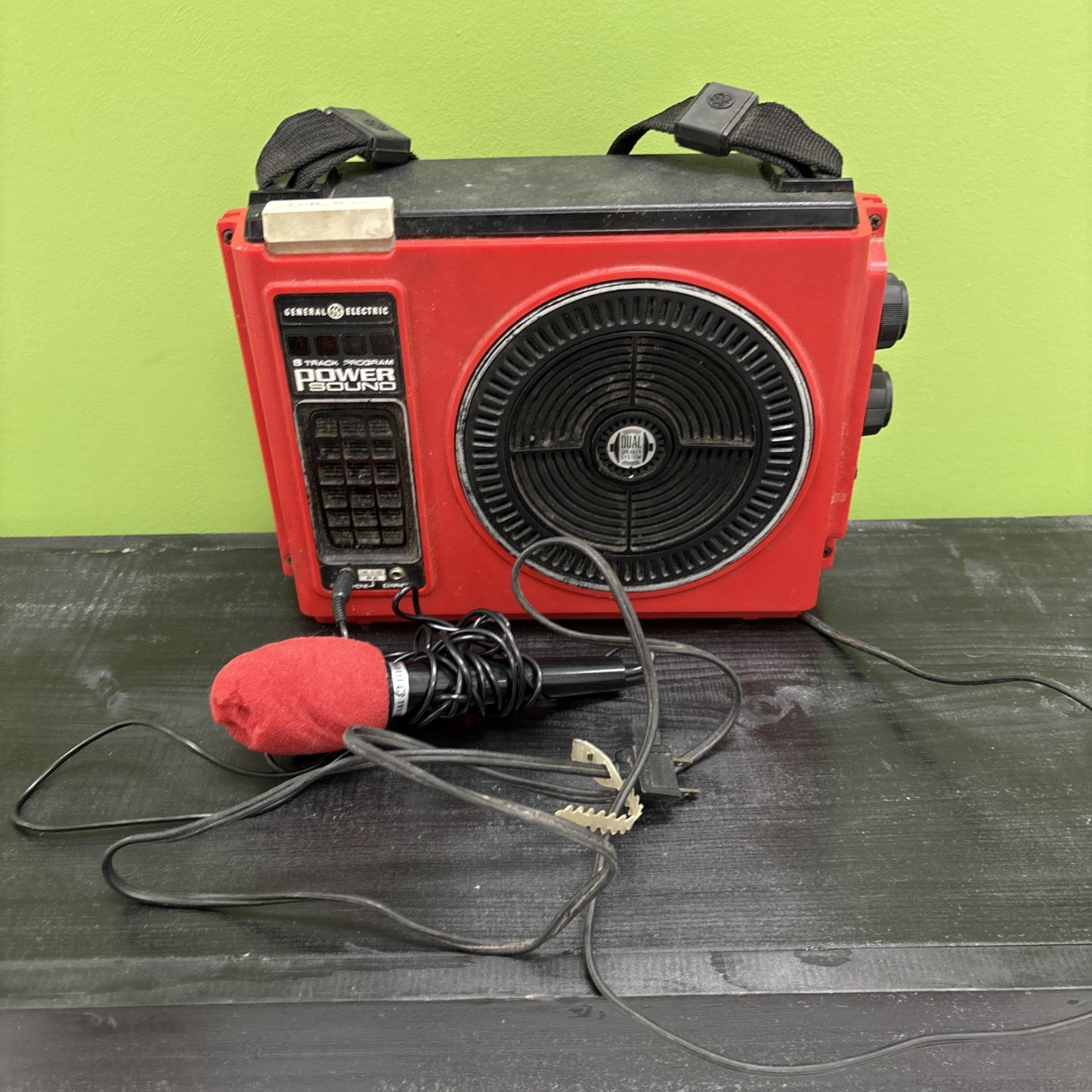 Lecteur 8 Pistes G.E. Power Sound Vintage - Entièrement Restauré, Son Clair Et Puissant