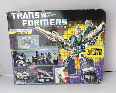 Transformers Sixshot G1 Original Vintage 1987 komplett in Box