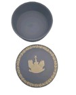 Wedgwood Trinket Box Blue/White "JASPER" Piccadelly Circus Barlaston, England! — photo 3