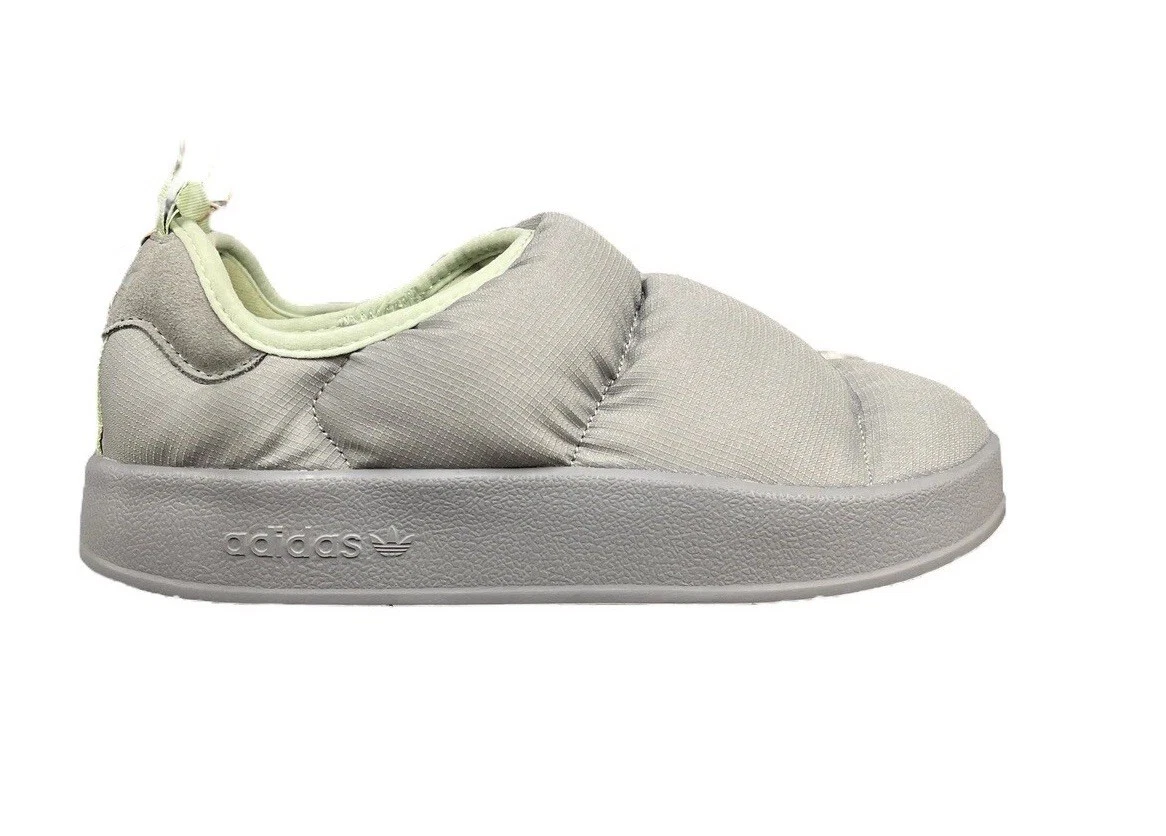 Scarpe Adidas Puffylette Taglia 5 Grigio GW9482 Bambini Giovani Unisex Grigio Verde Menta Nuove