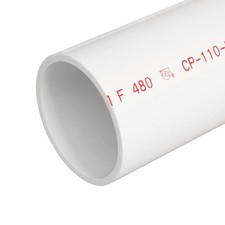 4" x 3ft PVC Pipe Solid Core Sch40