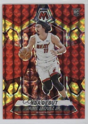 2023 Mosaic Choice Red & Yellow Fusion Prizm /75 Jaime Jaquez Jr Rookie RC 1u5y