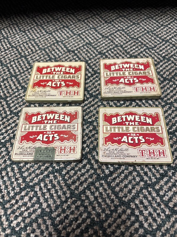 Between The Acts Metal Little Cigar Cases 3 1/4" X 3"