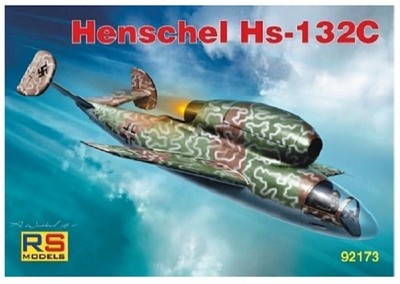 RS Model 1/72 Henschel HS-132C mit HeS011 ''92173'' Plastikmodell