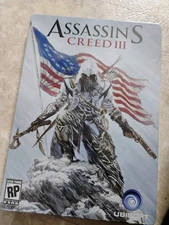 Assassin's Creed III Steelbook Pre-order Case New / Sealed Ubisoft (No Game)