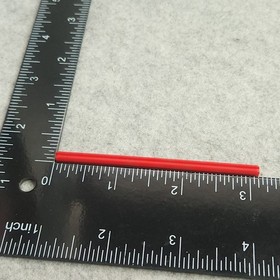 LEGO 3737 Technic Axle 10L Red x2 Genuine