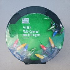 HOME ACCENTS HOLIDAY 1002 500 472 500CT MULTI-COLORED MINI LED CHRISTMAS LIGHTS