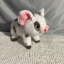 Disney Store Moana Pua Pet Pig Standing Super Soft Plush 10" Stuffed Animal Toy