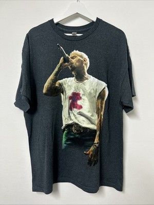 Chris Brown Under The Influence Tour 2023 Grey T Shirt XL BNWT Ref8102