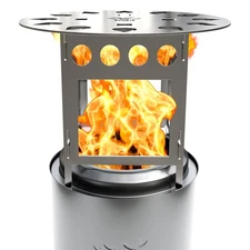 Fire Pit Heat Deflector for Solo Mesa Stove Portable Diffuser for 5 inch