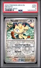 2023 POKEMON MEW EN-151 REVERSE HOLO #052 MEOWTH PSA 9