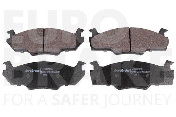 Eurobrake BremsbeläGe BremsklöTze FüR VW Golf III 1H1 1.8 1.6 Vento 1H2 1.9 TD-image