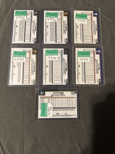Lot de 7 cartes chromées numérotées vacances 2025 Topps sans dupes - Photo 9/9