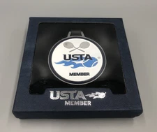 USTA United States Tennis Association Official Member Luggage Bag Tag with Box