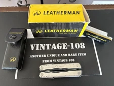 Leatherman Blast 830030 *Retired w/ Leather Sheath (wear) & Box *Steris engraved