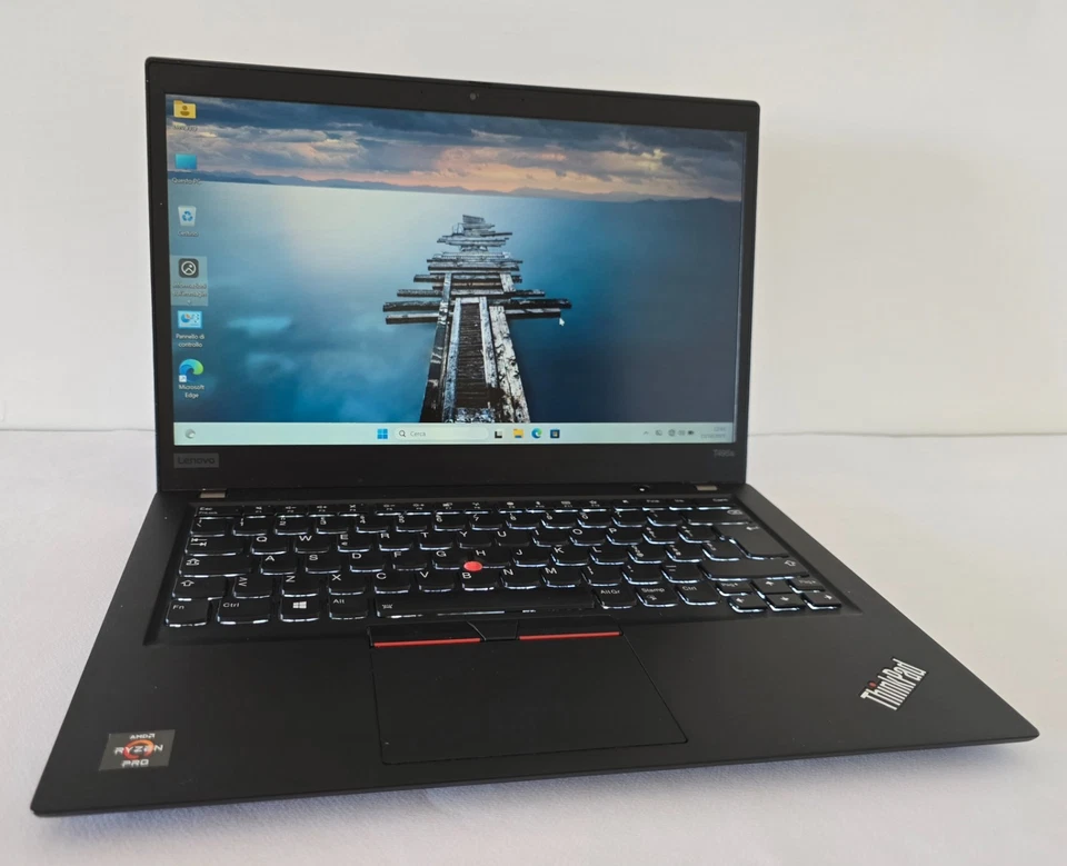 Lenovo thinkpad T495s..AMD RYZEN 7 Pro..RAM 16 GB..SSD 256..FHD+..AMD 2 GB - Immagine 2 di 4