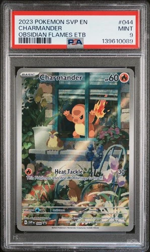 2023 POKEMON SVP EN-SV BLACK STAR PROMO #044 CHARMANDER PSA 9