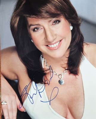 Jayne McDonald handsigniertes handsigniertes 8x10 Foto plus JM Im Konzertprogramm