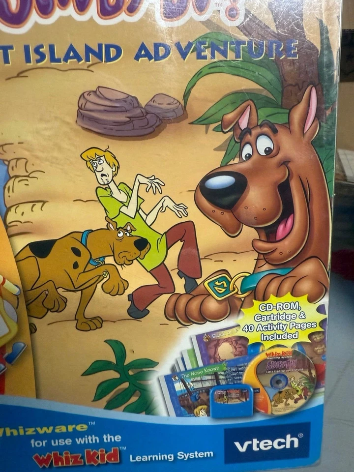 VTech Whiz Kid Learning System Scooby-Doo Lost Island Adventure Sealed Education - Image 2 of 4