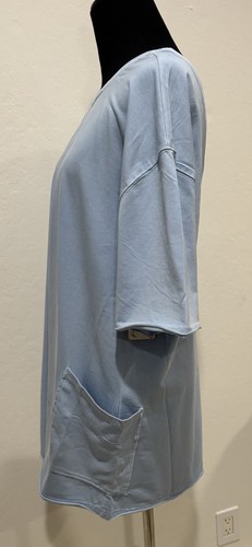 - Free People Movement Hot Shot Tee Romper Steel Blue Size Small NWT - Picture 3 of 9