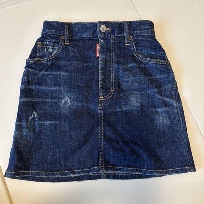 Dsquared2 Denim Skirt Jeansrock 46 L Nv535l