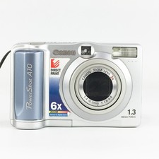 Canon PowerShot A10 1.3MP Digital Camera - Silver - Tested