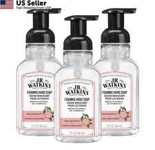 J.R. Watkins Foaming Hand Soap Moisturizing Foam Wash Grapefruit 9 fl oz 3 Pack