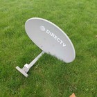 Directv Slimline Satellite Dish Antenna with Mounting Bracket 3D2LNBR0 02