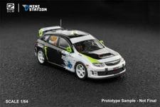 **Pre-Order**Mini Station*DCM 1:64 2008 Impreza WRX STI Rally Block43 Model Car