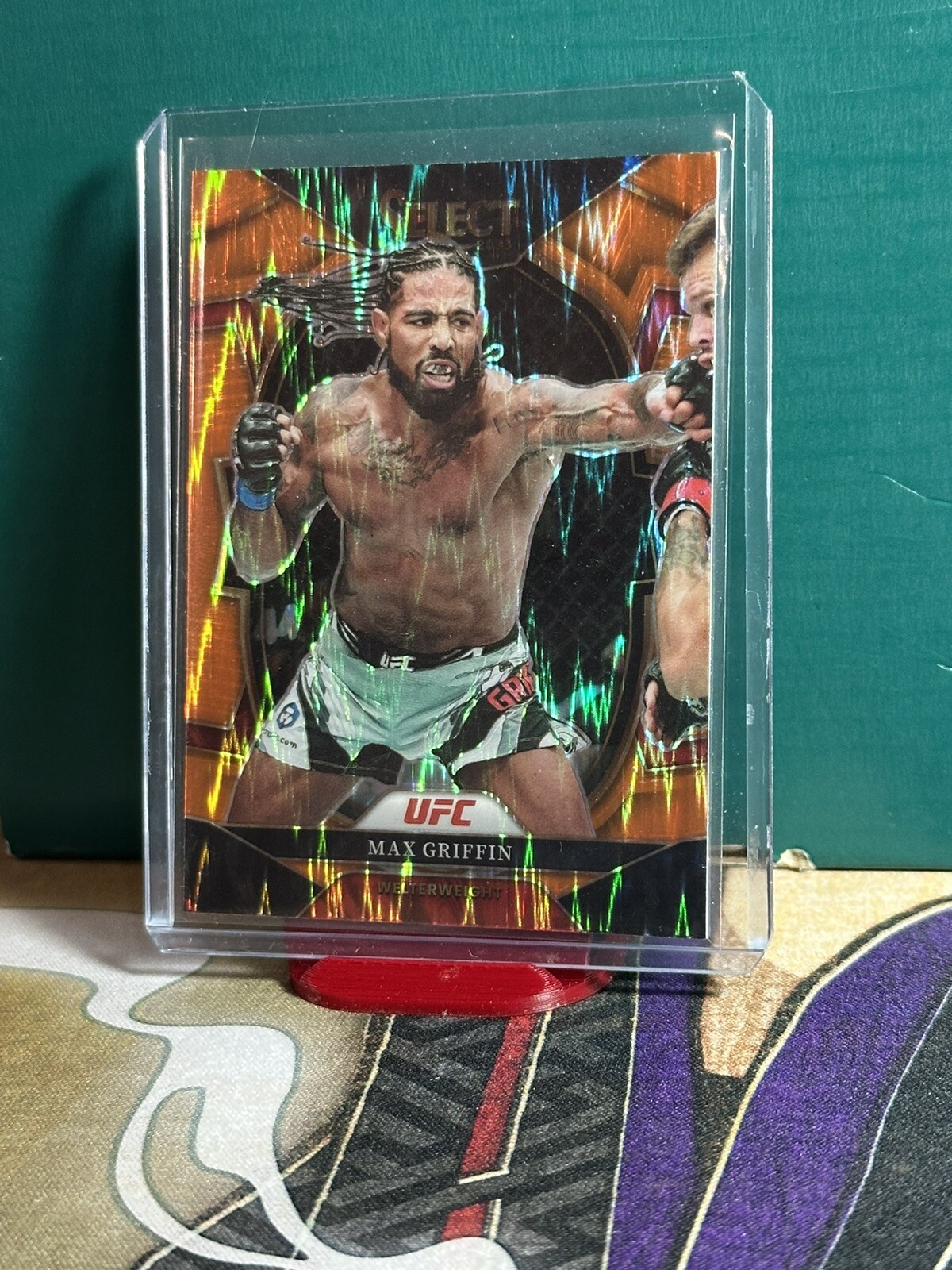 Max Griffin - 2023 Panini Select UFC Orange Flash Concourse Level #1