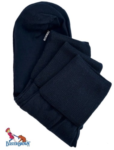 BUSTER BROWN Women’s 100% Cotton Fold over cuff Ankle Crew socks- 6 PAIRS - Picture 5 of 14