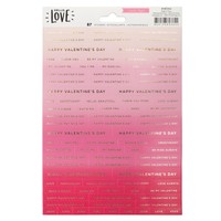 American Crafts 87 Piece Crate Paper Hello Love Gold Foil Phrase Stickers on sale American Crafts 87 Piece Crate Paper Hello Love Gold Foil Phrase Stickers on sale