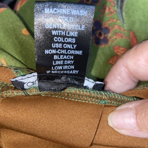 Floral Kimono M Shacket Lauren Hanson Shacket Asian 70s Retro Midi #mch - Picture 9 of 9