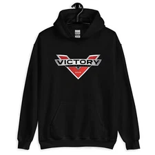 American Victory Motorcycles-Inspired Logo Unisex Hoodie S-5XL