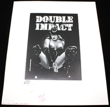 Double Impact Vintage T-Shirt Design Production STAT - 1995