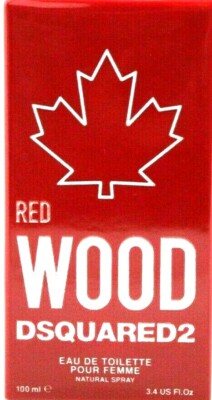 DSQUARED2 RED WOOD POUR FEMME Eau De Toilette Spray FOR WOMEN 3.4 Oz / 100 ml