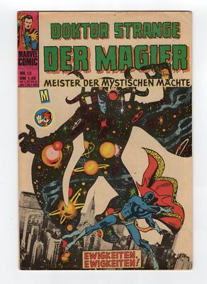 1969 MARVEL DOCTOR STRANGE #180 ETERNITY NYC PHOTO COVER RARE GRAIL KEY GERMAN